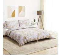 ""SALE 2026"" Housse de couette Blanc - Ensemble de housse de couette blanc et marron 140x200cm Coton PRO988378579