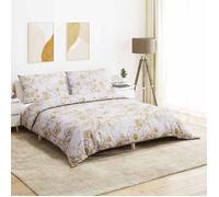 ""SALE 2026"" Housse de couette Blanc - Ensemble de housse de couette blanc et marron 220x240cm Coton 5219724408237