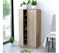 ""SALE 2026"" Meuble à chaussures Brun - Meuble à chaussures 7 étagères chêne PRO600736347