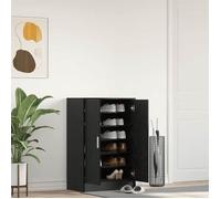 ""SALE 2026"" Meuble à chaussures Noir - Armoire à chaussures chêne noir 60x35x92cm - bois d'ingénierie PRO176879362