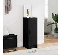 ""SALE 2026"" Meuble à chaussures Noir - Cabinet à chaussures avec étagère Chêne noir 32x35x92cm PRO498587370