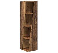 ""SALE 2026""Meuble Étagère/placard d'angle Marron - Meuble d'angle Blanc 27,5x27x102cm Bois d'ingénierie 13.28 Kg 282023