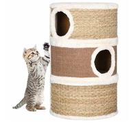 ""SALE 2026"" Meuble pour chats Brun - Tonneau à gratter pour chats 60cm Herbiers marins PRO885815076