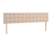 ""SALE 2026""Meuble Tête de lit Hauteur réglable Brun - Têtes de lit robuste 2 pcs Cappuccino 90x5x78/88cm Similicuir 10.55 Kg 997628