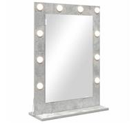 ""SALE 2026""Miroir élégant durable Gris - Miroir de vanité avec miroir Gris béton 70 x 50 x 18 cm 9.2 Kg8852109