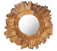 ""SALE 2026"" miroir mural magnifique Brun - Miroir mural 40cm Teck Rond PRO207639413