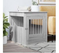 ""SALE 2026"" niche pour chien polyvalente jouerr Gris - Meuble de cage pour chiens sonoma gris 64 5x80x71cm PRO589312970