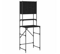 ""SALE 2026""Organisateur de salle de bain,buanderie Noir - Cabinet pour lave-linge Chêne noir 68 x 48,5 x 194 cm 23.3 Kg7450674