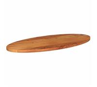 ""SALE 2026""Panneau de remplacement Brun - Dessus de table 90x40x2 5cm ovale bois massif d'acacia 6.82 Kg 668617
