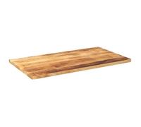 ""SALE 2026""Panneau de remplacement Brun - Dessus de table rectangulaire bois massif de manguier brut 10.97 Kg 334915