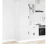 ""SALE 2026"" Placard suisine Blanc - Armoire de cuisine Porto blanc bois d'ingénierie PRO748114118
