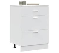 ""SALE 2026"" Placard suisine Blanc - Meuble bas de cuisine ""Lyon"" en bois d'ingénierie blanc PRO711873634