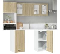 ""SALE 2026"" Placard suisine Brun - Armoire suspendue ""Lyon"" Chêne Sonoma 29,5x31x60cm - bois d'ingénierie PRO807528620