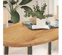 ""SALE 2026"" Plateau de table Brun - Dessus de table 120x60x4cm - bois de chêne massif ovale PRO185897139