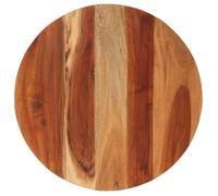 ""SALE 2026"" Plateau de table Brun - Dessus de table bois massif d'acacia rond 15-16 mm 60cm PRO877576962