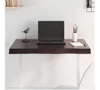 ""SALE 2026"" Plateau de table Brun - Dessus de table bois massif traité bordure assortie PRO859509990