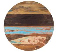 ""SALE 2026"" Plateau de table Multicolore - Dessus de table rond 80cm 25-27 mm Bois de récupération solide PRO432515342