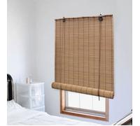 ""SALE 2026"" Store vénitien Brun - Store roulant en bambou 80x220cm Marron PRO554021228