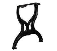 ""SALE 2026""Support de table finition résistante Noir - Pied de banc 2 pcs Cadre enxFonte 10.94 Kg 774283
