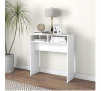 ""SALE 2026"" Table à café Blanche - Table console Blanche 78x30x80cm - bois d'ingénierie PRO672362817