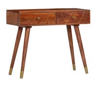 ""SALE 2026"" Table à café Brun - Table console 90x35x76cm - bois d'acacia massif PRO851817888