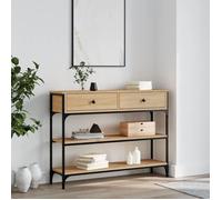 ""SALE 2026"" Table à café Brun - Table console chêne sonoma 100x25x75cm - bois d'ingénierie PRO982243422