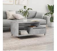 ""SALE 2026"" Table à café Gris - Table basse Gris béton 90x49x45cm - bois d'ingénierie PRO503374678