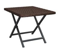 ""SALE 2026""Table à thé pour extérieur/Console de jardin - WINWIN - Table pliable marron 45x35x32cm - Résine tressée 2 Kg 6179484