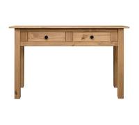 ""SALE 2026""Table d’Appoint de Salon - Cabinet salon - design élégant Brun - Table console 110x40x72cm Pin solide Gamme Panama 12 Kg