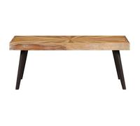 ""SALE 2026""Table de Canapé - Cabinet salon - conception simple Brun - Table basse Bois de manguier massif 90x55x36cm 12.85 Kg 252007