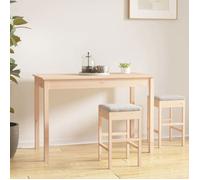 ""SALE 2026"" Table de cuisine style minimaliste Brun - Table à manger 110x55x75cm - bois massif de pin PRO795233239