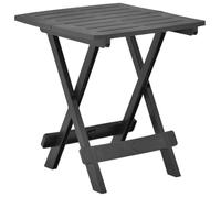 ""SALE 2026"" Table de jardin Anthracite - Table pliable de jardin anthracite 45x43x50cm plastique PRO701884619