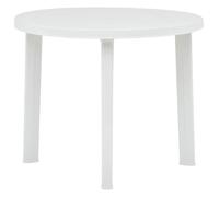 ""SALE 2026"" Table de jardin Blanc - Table de jardin Blanc 89cm Plastique PRO968274082