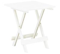 ""SALE 2026"" Table de jardin Blanc - Table pliable de jardin blanc 45x43x50cm plastique PRO570512760