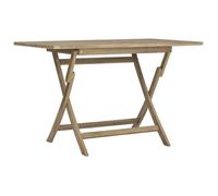 ""SALE 2026""Table de jardin/Console de jardin - WINWIN - Table salle balcon - pliante gris 120x70x75cm - bois de teck solide 16.4 Kg