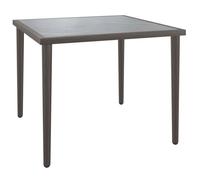 ""SALE 2026""Table de jardin - Pour Salon Balcon - gris 48x48x37cm acier,48x48x37cm 4.8 Kg 2348982