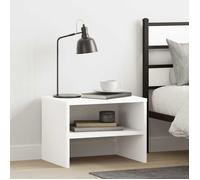 ""SALE 2026"" Table de nuit Blanc - Table de chevet Blanc 40x30x30cm - bois d'ingénierie PRO182217704