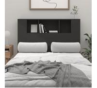 ""SALE 2026"" Tête de lit Noir - Armoire de tête de lit noir 120x18,5x102,5cm PRO787744979