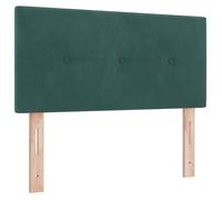 ""SALE 2026""Tête de lit WINWIN - Panneau de Cadre de Lit - avec des lumières à LED Réglable Vert 80cm Velours 5.28 Kg 4208804