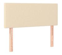 ""SALE 2026""Tête de lit WINWIN - Panneau de Cadre de Lit - Crème 90x5x78/88cm Tissu 5.3 Kg 9854022