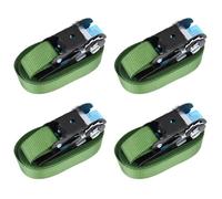 ""SALE 2026"" Vert - Sangles d’arrimage à cliquet 4 pcs 800 daN 6 m Vert PRO890918244
