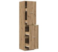 ""SALE d'hiver"" Armoire de bureau - BURKE - Armoire d'apothicaire - chêne artisanal - Bois d'ingénierie AA974