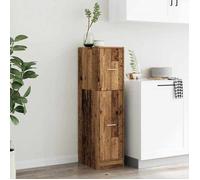 ""SALE d'hiver"" Armoire de bureau - BURKE - Armoire d'apothicaire - vieux bois 30x41x118 cm - Bois d'ingénierie AA997