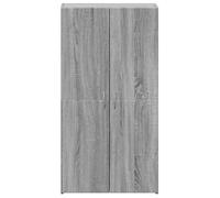 ""SALE d'hiver"" Armoire de classement - BURKE - meuble rangement - sonoma gris 60x32x115cm - Bois d'ingénierie AA1365