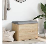 ""SALE d'hiver"" Banc de rangement - SOLOMON - Meuble de couloir - Chêne Sonoma 62x42x45 cm - Bois d'ingénierie bb254