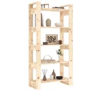 ""SALE d'hiver"" Bibliothèque Multi-Rangement - JILL'S - armoire à livres - 80x35x160 cm, Bois massif BB2057