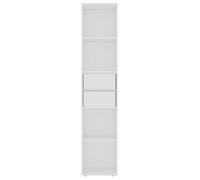 ""SALE d'hiver"" Bibliothèque Multi-Rangement - JILL'S - armoire à livres - Blanc 36x30x171 cm, Bois d'ingénierie BB1682