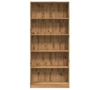 ""SALE d'hiver"" Bibliothèque Multi-Rangement - JILL'S - armoire à livres - chêne artisanal 80x24x176 cm, bois d'ingénierie BB2486