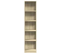 ""SALE d'hiver"" Bibliothèque Multi-Rangement - JILL'S - armoire à livres - chêne sonoma 40x24x176 cm, bois d'ingénierie BB2439