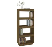 ""SALE d'hiver"" Bibliothèque Multi-Rangement - JILL'S - armoire à livres - Marron miel 60x35x135 cm, Pin BB1886